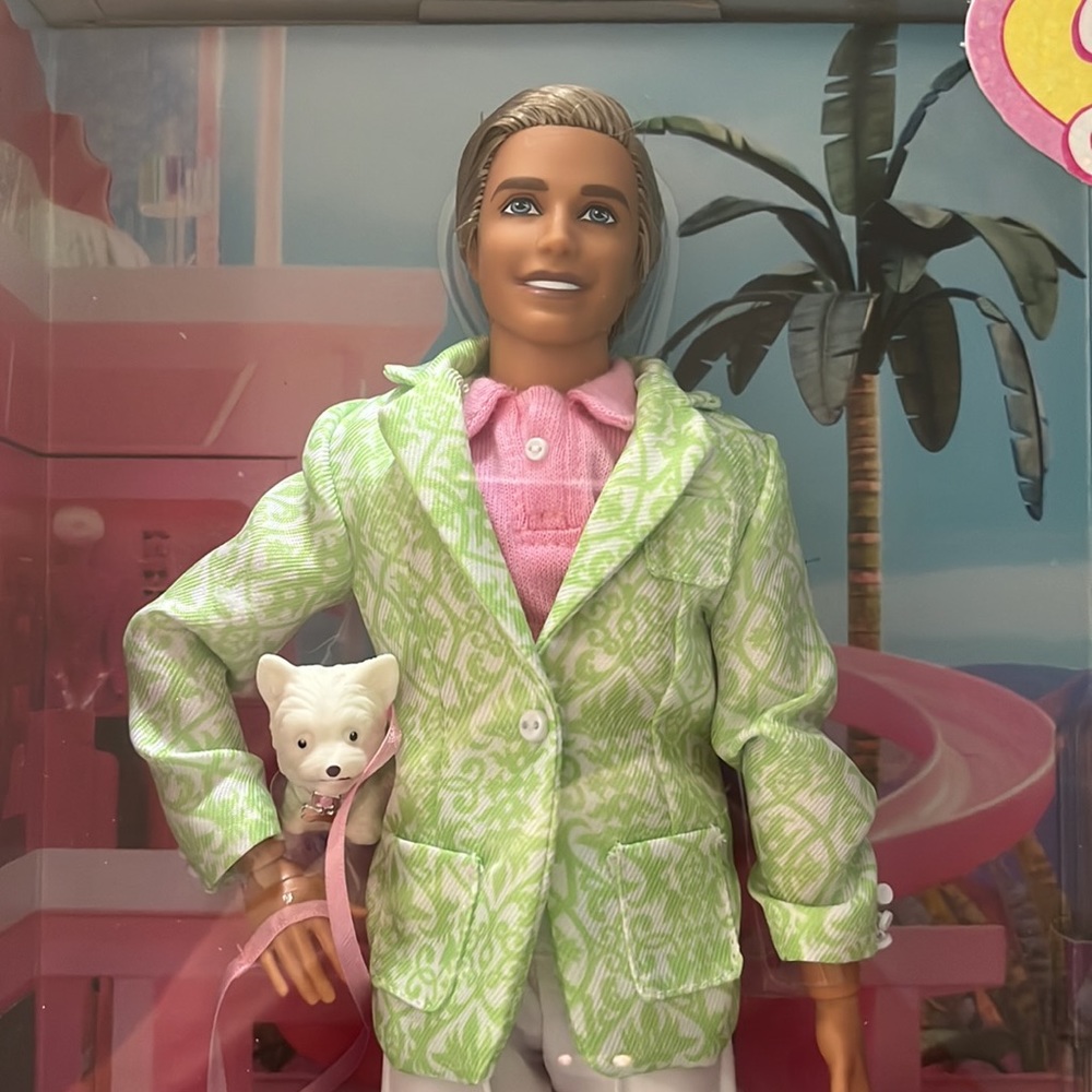 Barbie The Movie Doll with Green Jacket and Pink Shirt - Picture 8 of 10